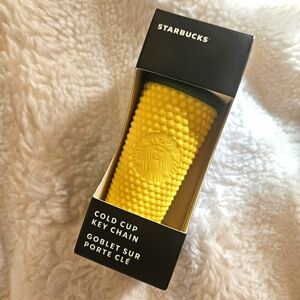 NWT Starbucks Hawaii Exclusive Limited Pineapple Cup Mini Tumbler Keychain